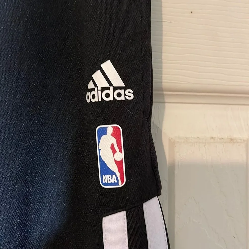 Adidas NBA Brooklyn Nets Track Pants Boys Large - Picture 3 of 16